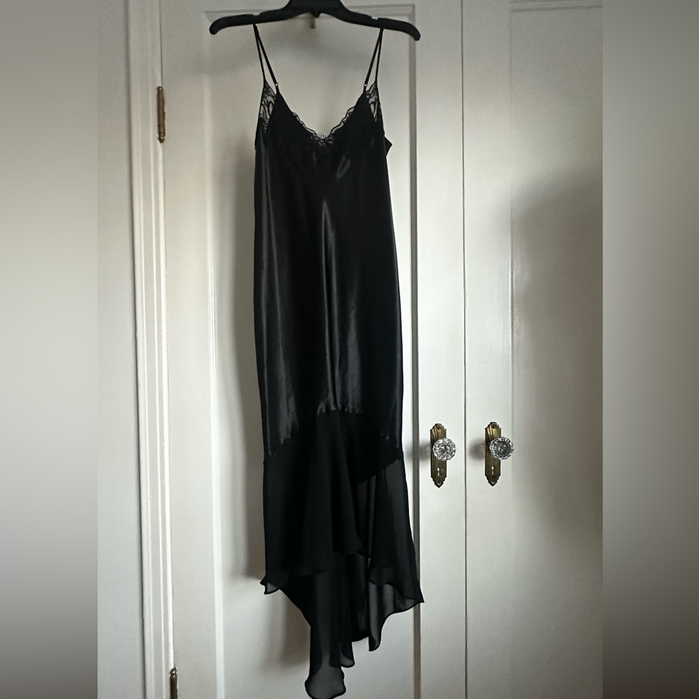 Vintage Nine & Company black slip dress small - Picture 2 of 15